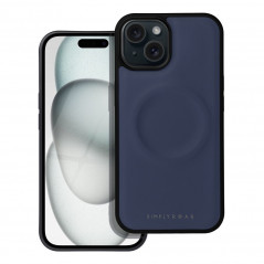 Apple iPhone 15 Coque Roar Mag Morning Élégant  MagSAFE  Marine