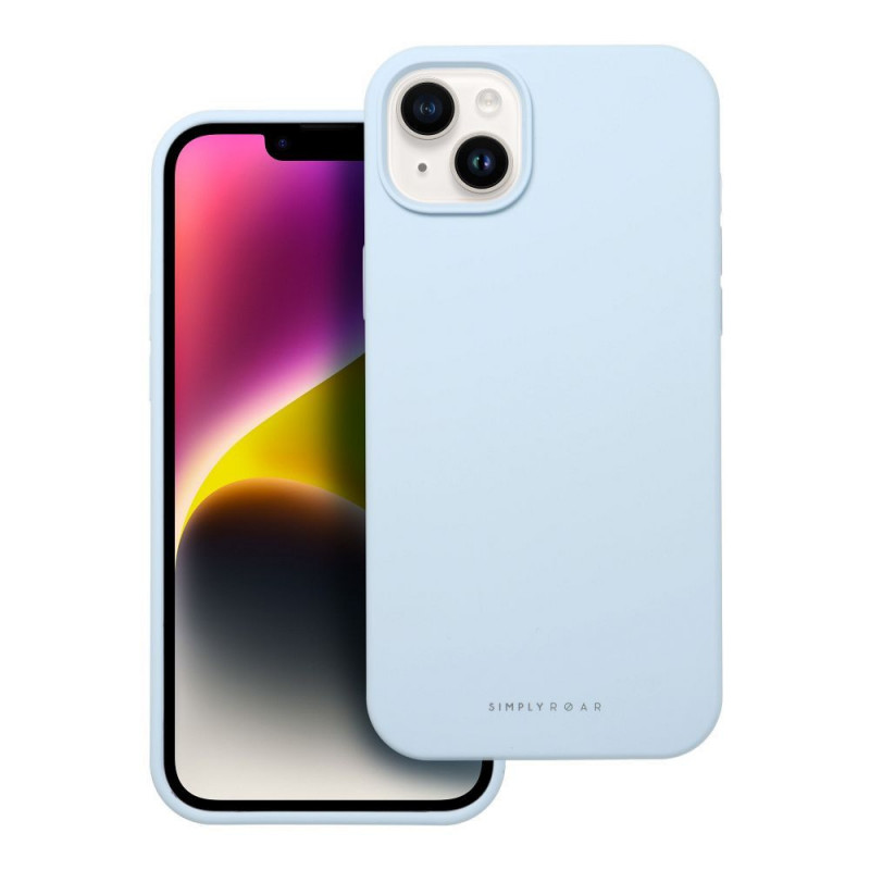 Apple iPhone 14 Plus Coque Roar Cloud-Skin Bleu clair