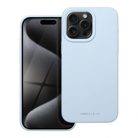 Apple iPhone 15 Pro Max Coque Roar Cloud-Skin Bleu clair