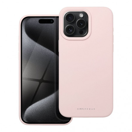 Apple iPhone 15 Pro Max Coque Roar Cloud-Skin Rose clair