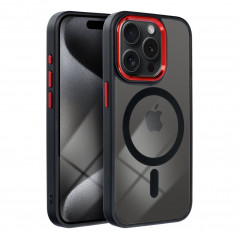 Apple iPhone 15 Pro Coque Color Edge Mag MagSAFE  Noir
