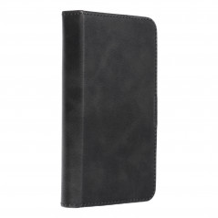 Apple iPhone 12 Etui universel, Portefeuilles COMMON book Élégant, Doublure douce à l'intérieur  Noir