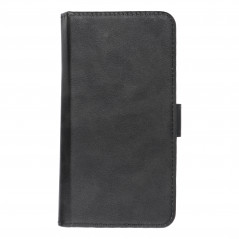 Apple iPhone 12 Etui universel, Portefeuilles COMMON book Élégant, Doublure douce à l'intérieur  Noir