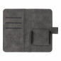 Apple iPhone 12 Etui universel, Portefeuilles COMMON book Élégant, Doublure douce à l'intérieur  Noir