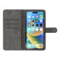 Apple iPhone 12 Etui universel, Portefeuilles COMMON book Élégant, Doublure douce à l'intérieur  Noir