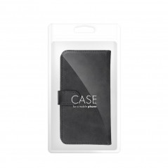Apple iPhone 12 Etui universel, Portefeuilles COMMON book Élégant, Doublure douce à l'intérieur  Noir