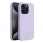 Apple iPhone 15 Pro Coque Roar Leather Mag Élégant  MagSAFE  Violet (Purple)