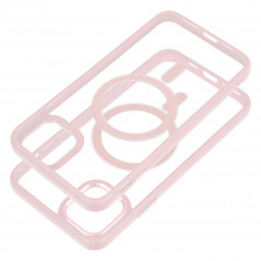 Apple iPhone 11 Pro Max Coque Color Edge Mag MagSAFE  Rose