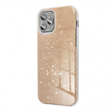 Apple iPhone 15 Coque Shining Or