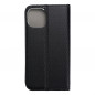 Apple iPhone 15 Portefeuilles Smart Case Book Noir
