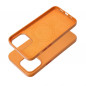 Apple iPhone 15 Pro Max Coque Leather Mag Cover Élégant  MagSAFE  Orange