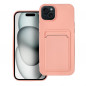 Apple iPhone 15 Plus Coque Card Rose