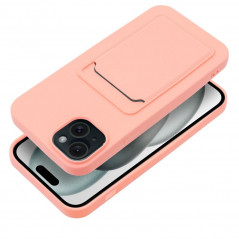 Apple iPhone 15 Plus Coque Card Rose