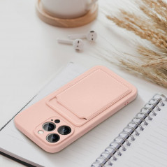 Apple iPhone 15 Plus Coque Card Rose