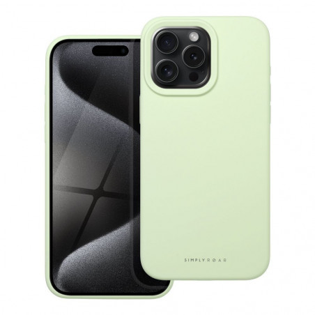 Apple iPhone 15 Pro Max Coque Roar Cloud-Skin Vert clair