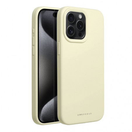 Apple iPhone 15 Pro Max Coque Roar Cloud-Skin Jaune clair