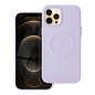 Apple iPhone 12 Pro Max Coque Roar Leather Mag Élégant  MagSAFE  Violet (Purple)