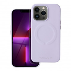 Apple iPhone 13 Pro Coque Roar Leather Mag Élégant  MagSAFE  Violet (Purple)