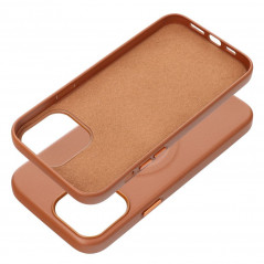 Apple iPhone 13 Pro Max Coque Roar Leather Mag Élégant  MagSAFE  Brun