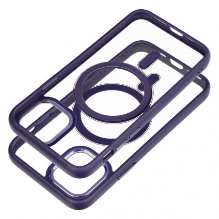 Apple iPhone 11 Pro Coque Color Edge Mag MagSAFE  Violet profond