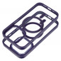 Apple iPhone 14 Pro Coque Color Edge Mag MagSAFE  Violet profond