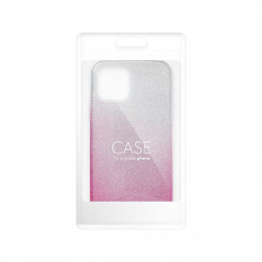 Apple iPhone 15 Pro Max Coque Shining Transparent et rose