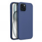 Apple iPhone 15 Coque Silicone Élégant  Bleu