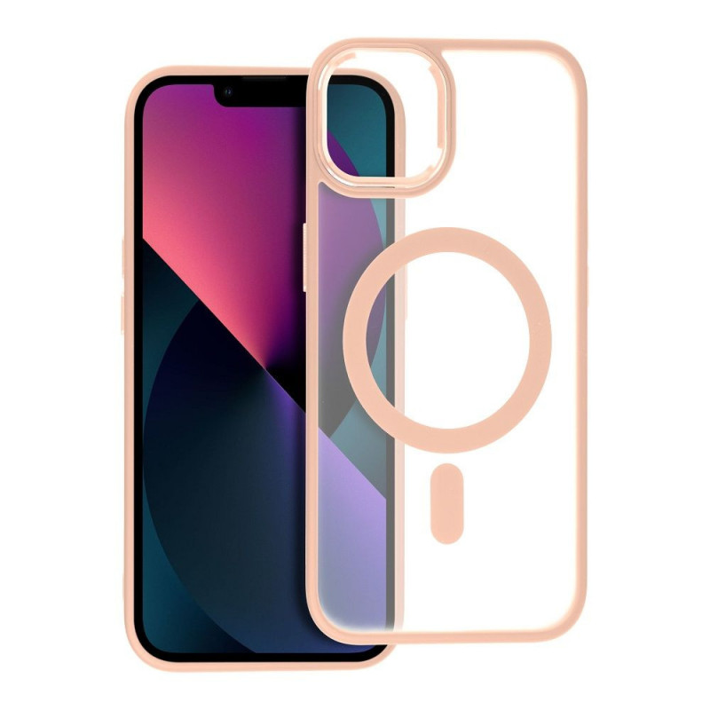 Apple iPhone 13 Coque Matte Mag Cove MagSAFE  Rose