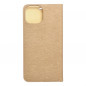 Apple iPhone 15 Portefeuilles LUNA Book Gold Élégant  Or