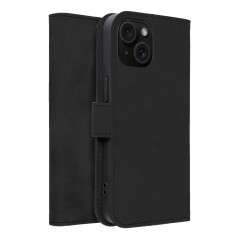 Apple iPhone 15 Portefeuilles TENDER Book Noir
