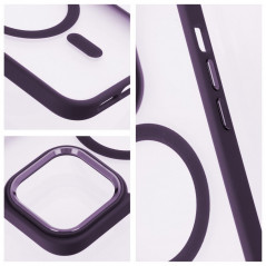 Apple iPhone 15 Coque Matte Mag Cove MagSAFE  Violet (Purple)