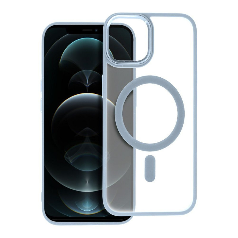 Apple iPhone 12 Pro Max Coque Matte Mag Cove MagSAFE  Bleu