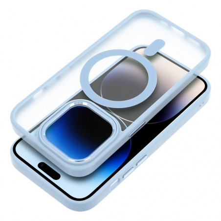 Apple iPhone 13 Coque Matte Mag Cove MagSAFE  Bleu
