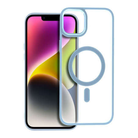 Apple iPhone 14 Plus Coque Matte Mag Cove MagSAFE  Bleu