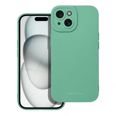 Apple iPhone 15 Coque Roar Luna Monochromatique, Élégant, Un accessoire esthétique  Vert
