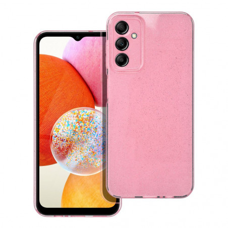 Samsung Galaxy A14 LTE Coque CLEAR 2mm BLINK Rose