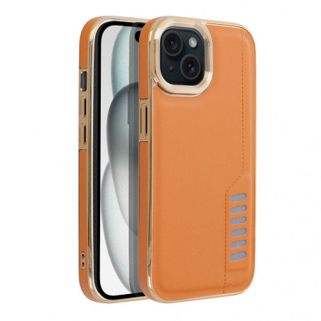 Apple iPhone 15 Coque MILANO Brun