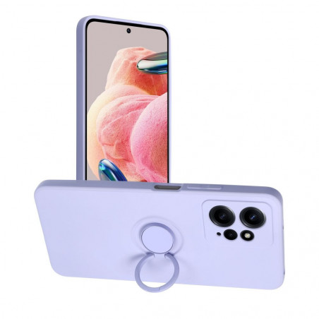XIAOMI Redmi Note 12 4G Coque Silicone ring Violet (Violet)