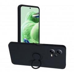 XIAOMI Redmi Note 12 5G Coque Silicone ring Noir
