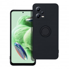 XIAOMI Redmi Note 12 5G Coque Silicone ring Noir