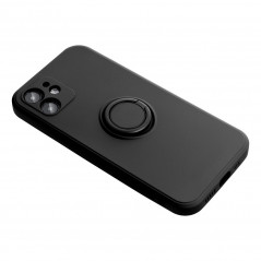 XIAOMI Redmi Note 12 5G Coque Silicone ring Noir