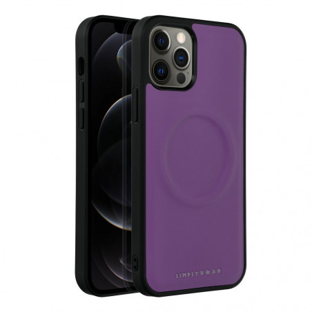 Apple iPhone 12 Pro Coque Roar Mag Morning Élégant  MagSAFE  Violet (Purple)