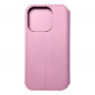 Apple iPhone 15 Pro Portefeuilles Dual Pocket book Rose clair