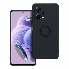 XIAOMI Redmi Note 12 Pro Plus 5G Coque Silicone ring Noir