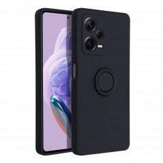 XIAOMI Redmi Note 12 Pro Plus 5G Coque Silicone ring Noir