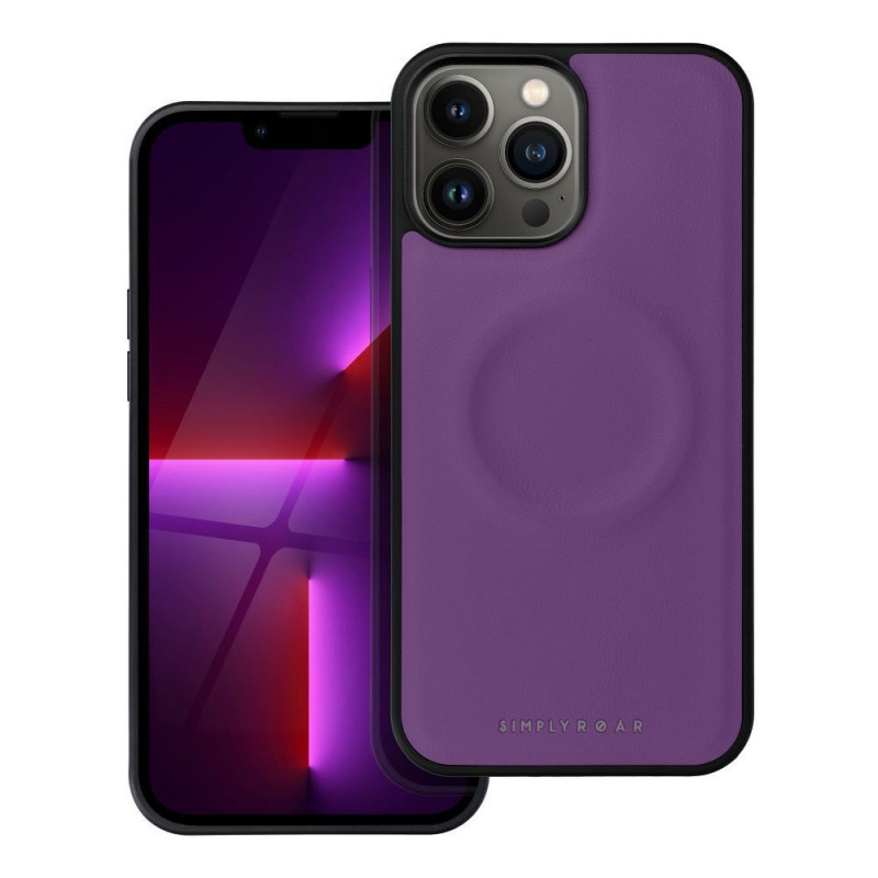 Apple iPhone 13 Pro Max Coque Roar Mag Morning Élégant  MagSAFE  Violet (Purple)