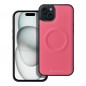 Apple iPhone 14 Plus Coque Roar Mag Morning Élégant  MagSAFE  Rose vif