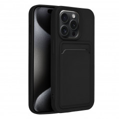 Apple iPhone 15 Pro Coque Card Noir