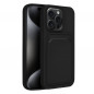 Apple iPhone 15 Pro Coque Card Noir