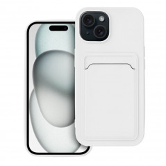 Apple iPhone 15 Coque Card Blanc